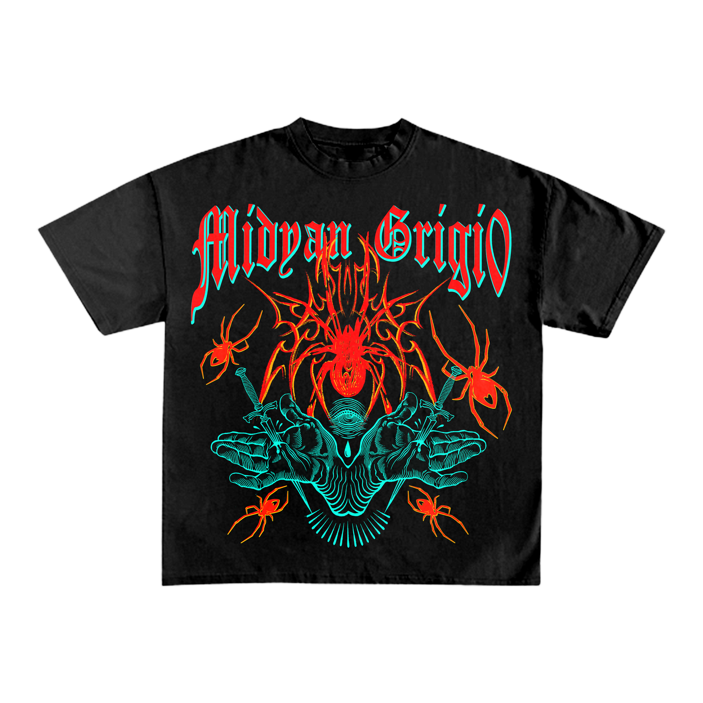short sleeve midyan grigio t-shirt