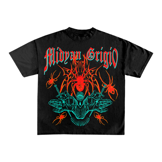 short sleeve midyan grigio t-shirt